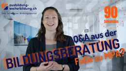 Preview of the video «Umschulung von FaGe zu MPA?»